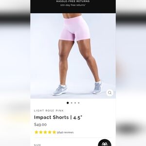 Dfyne short pink impact